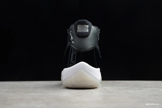 Rep EP CT8012-011 Anniversary Silver CT8012-011 Black 25th Eyelets Jordan 11 Air 0313